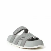 Kapitone Farmer Ev Dış Mekan Kadın Terlik – Gri