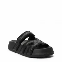 Kapitone Farmer Ev Dış Mekan Kadın Terlik – Siyah