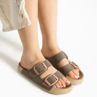 Lena Vizon Kadın Terlik – Ortopedik, Hafif, Kaymaz Taban