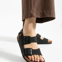 Luna Kadın Siyah Sandalet – Rahat ve Şık Yazlık Sandelet Modeli