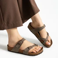 Moderno Kadın Terlik Vizon – Çapraz Bant, Konforlu, Şık ve Rahat