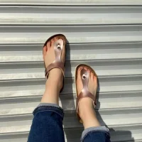 Freistep Powder Toe Separator Slippers - Lightweight, Non-Slip, Summer