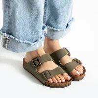 Fuga Comfort Unisex Tokalı Terlik – Haki