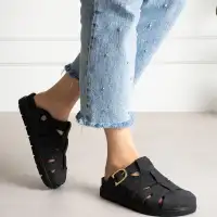 Arven Premium Örümcek Model Terlik - Siyah