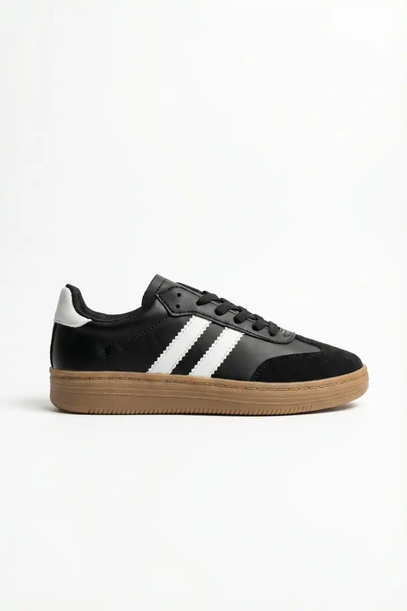 Nova Spor Gum Taban Günlük Sneaker - Siyah