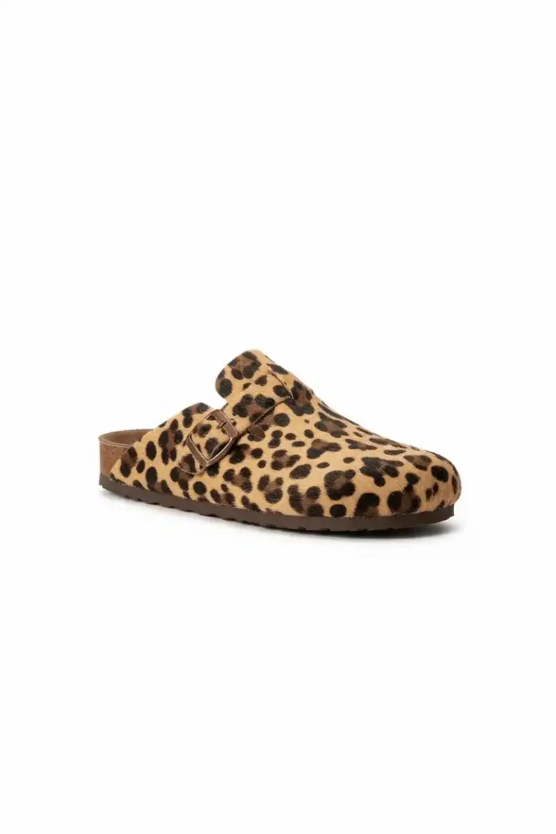 Doston Terlik Rahat Taban, Şehir Stili - Leopar Kahve