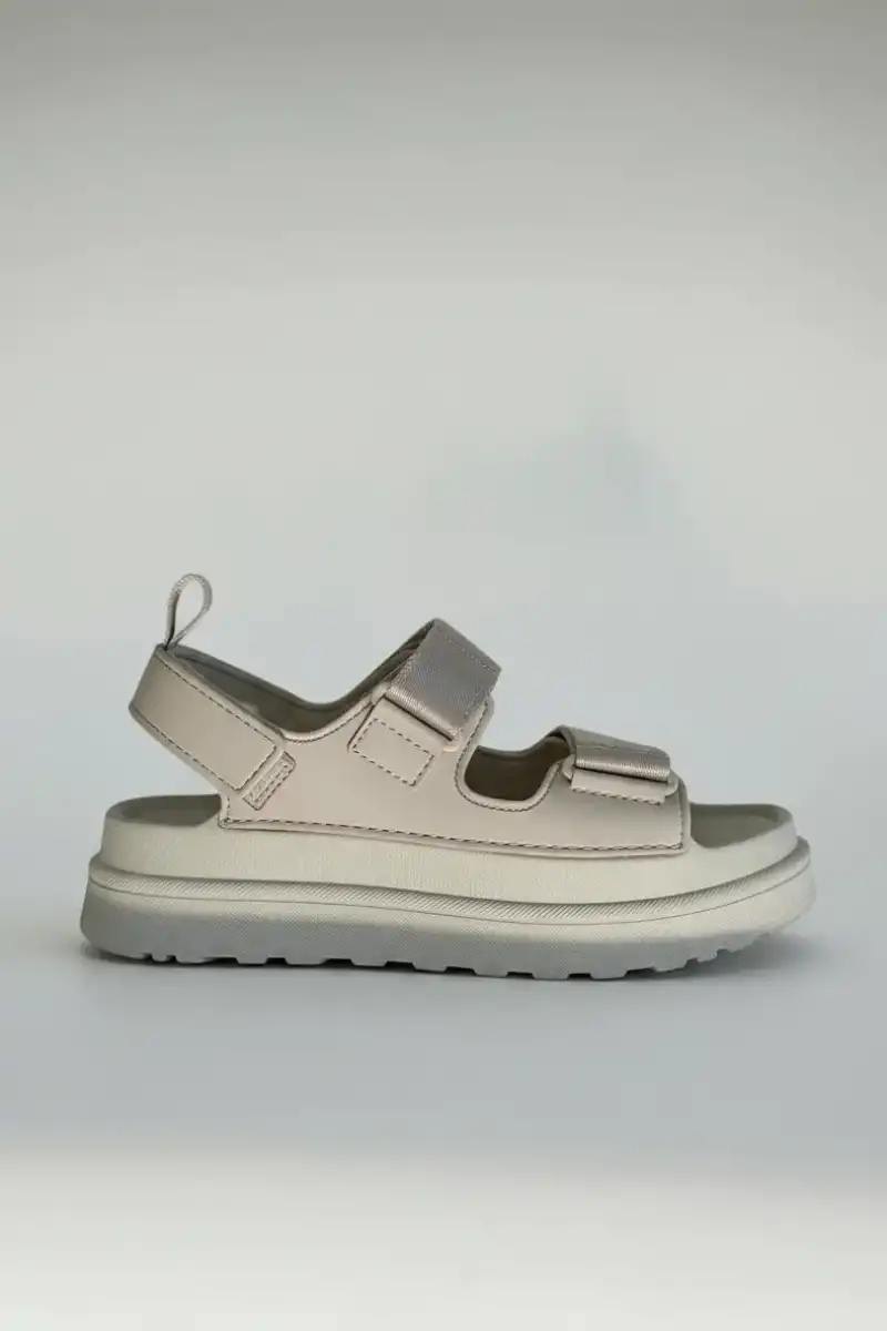 Loom Kadın Bej Sandalet Rahat Günlük Yazlık Ayakkabı