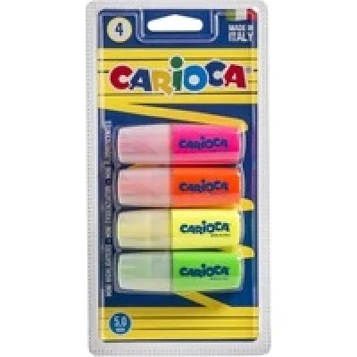 Carioca Fosforlu Renkler Mini İşaretleme Kalemi 4 Renk