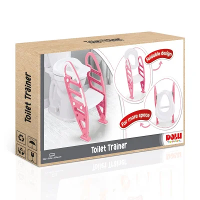 7250 Kaymaz Ayarlı Merdivenli Tuvalet Pembe -dolu