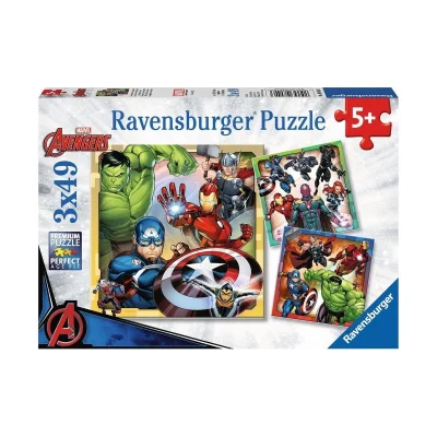 80403 Marvel Avengers 3x49 Parça Ravensburger Puzzle