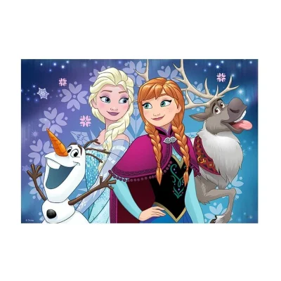 90747 Disney Frozen Kuzey Işıkları 2x24 Parça Ravensburger Puzzle