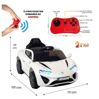 9178 0005  Jagor 12v Akülü Araba 1310-4 1310-1 1310-2 1310-3