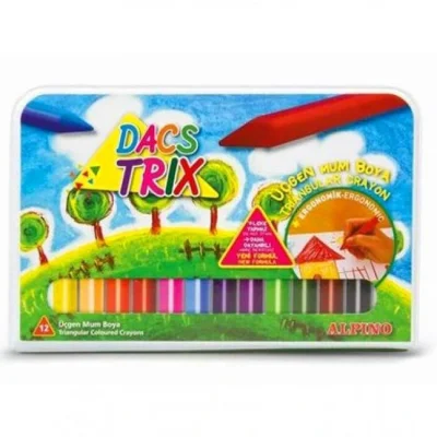 ALPİNO DA-125 DACSTRIX 12 RENK ÜÇGEN MUM BOYA