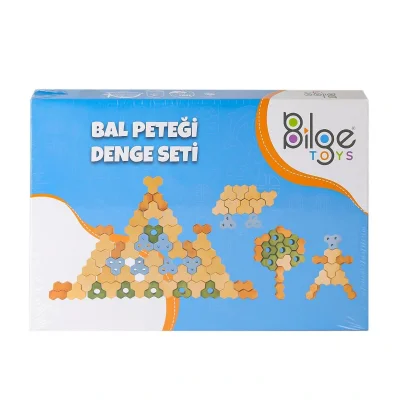Blg-106a Bal Peteği Ahşap Denge Oyunu