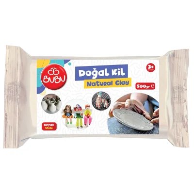 BU-BU SERAMİK HAMURU BEYAZ 500GR