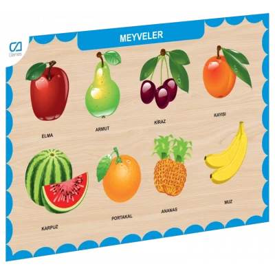 Caahs-3206 Ca Games Ahşap Meyveler Bul-tak