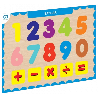 Caahs-3207 Ca Games Ahşap Sayılar Bul-tak