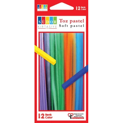 SÜDOR TOZ PASTEL 12 RENKSÜDOR TOZ PASTEL 12 RENK