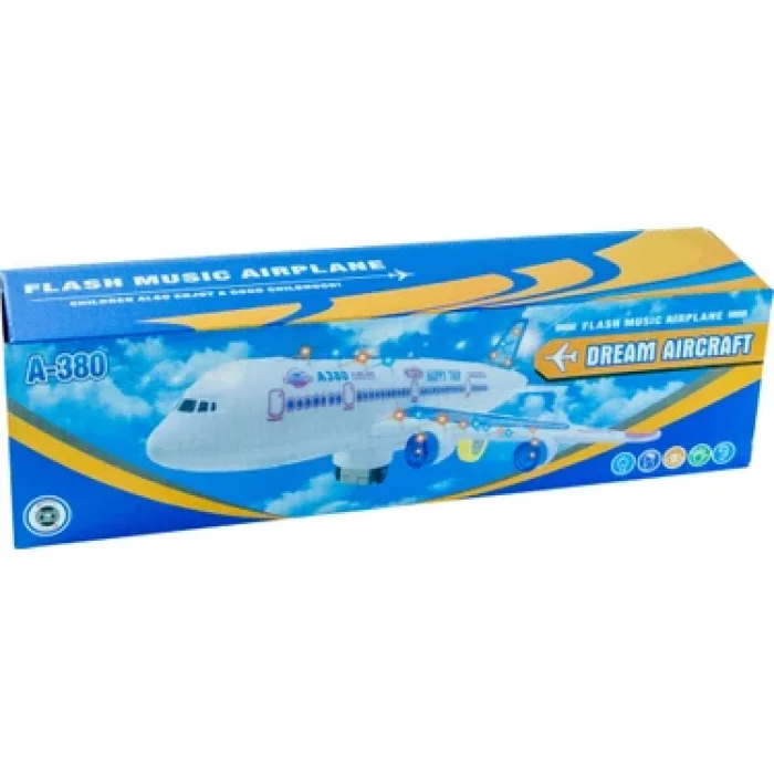 00316 A380 Airbus Uçak Işıklı