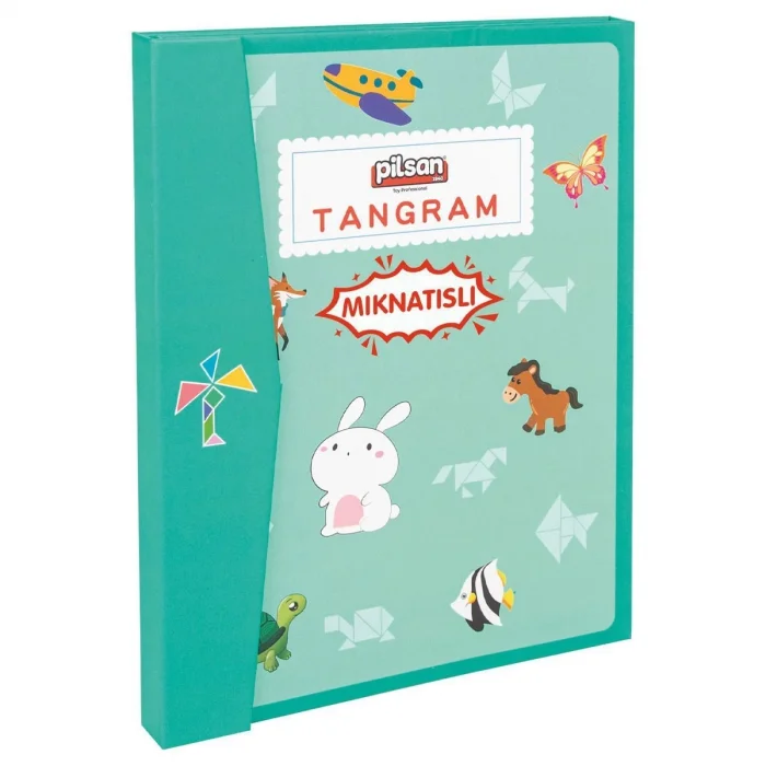 03 569 Ahşap Manyetik Tangram -pilsan Oyuncak