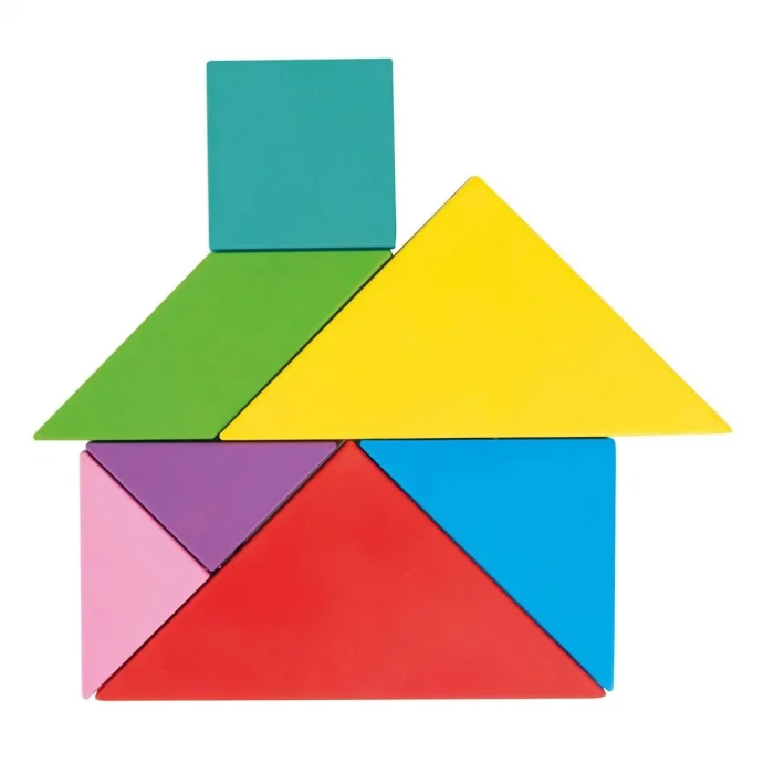 03 569 Ahşap Manyetik Tangram -pilsan Oyuncak