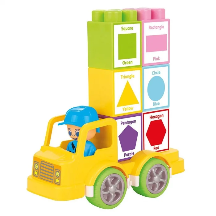 03 609 Master Bloklar Eğitici Kamyon -pilsan Oyuncak