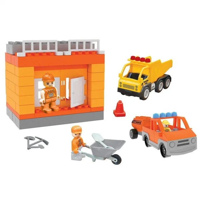 03 612 Double Blocks İnşaat Seti -pilsan Oyuncak