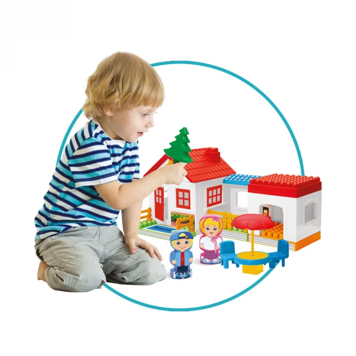 03135 Tek Katlı Ev Bloklar 36 Parça