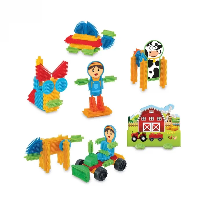 03312 Kaktüs Bloklar Çiftlik 75pcs