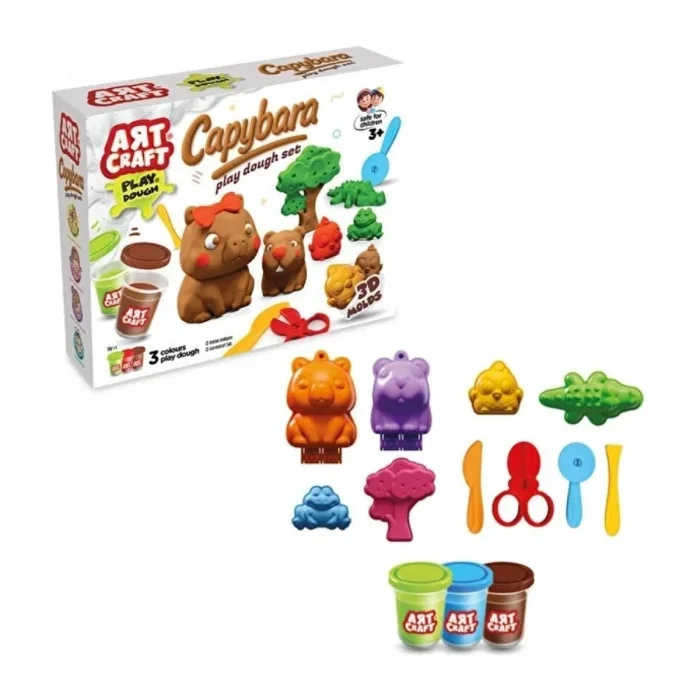 04136 Art Craft Capy Bara Hamur Set 168 Gr