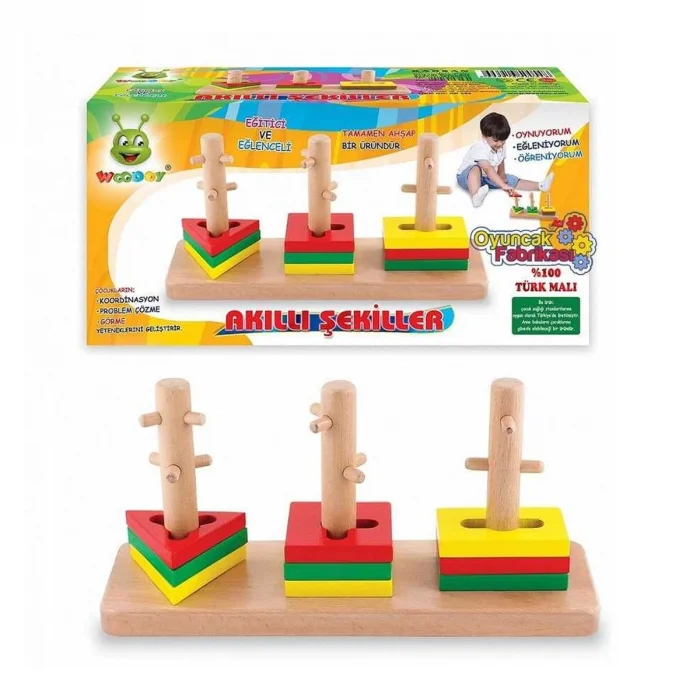 054kr Karsan Ahşap Akıllı Şekiller