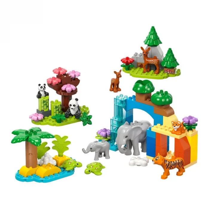 10446 Lego Duplo 3ü1 Arada Vahşi Hayvan Aileleri 92 Parça +2aş