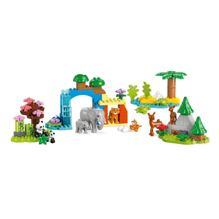 10446 Lego Duplo 3ü1 Arada Vahşi Hayvan Aileleri 92 Parça +2aş