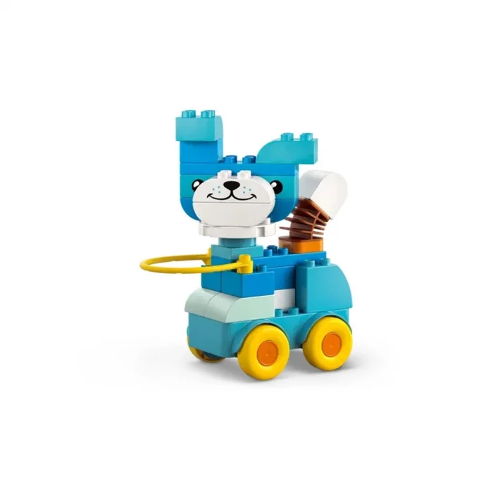 10448 Lego Duplo 3ü1 Arada Tekerlekli Hayvanlar 58 Parça +2 Yaş