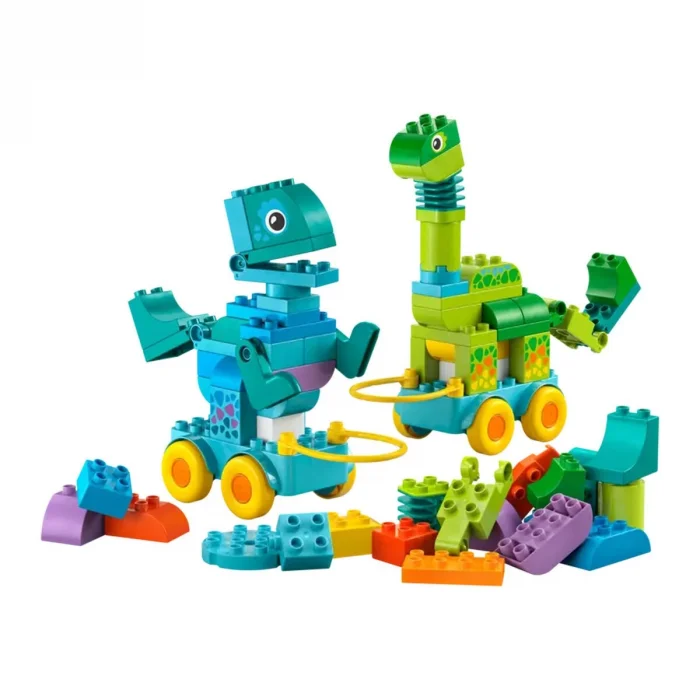 10451 Lego Duplo 3ü1 Arada Tekerlekli Dinozorlar 103 Parça +3 Yaş