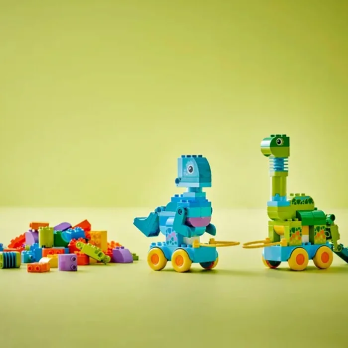 10451 Lego Duplo 3ü1 Arada Tekerlekli Dinozorlar 103 Parça +3 Yaş