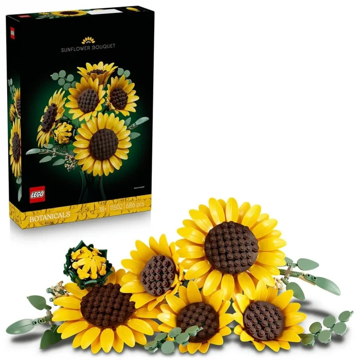 11502 Lego Botanicals Ayçiçeği Buketi 686 Parça +18 Yaş