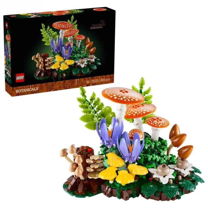 11505 Lego Botanicals Orman Mantarları 806 Parça +18 Yaş