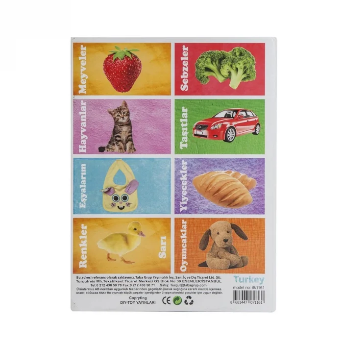 1161  Flash Cards  İlk 50 Sözcük -dıytoy