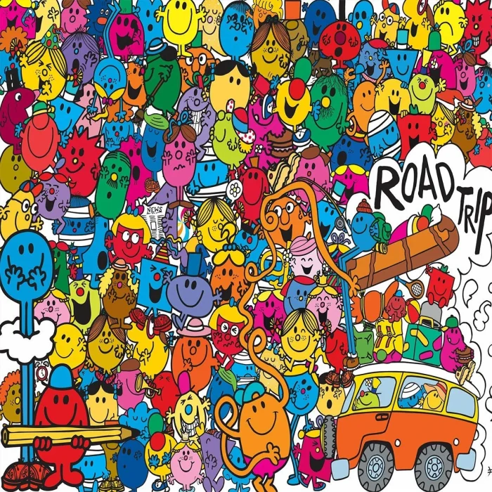 14452 Puzzle 1000 Mr Men Lisanslı 1000 Parça Yetişkin Puzzle