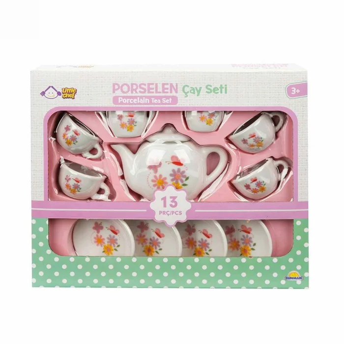 1501 Porselen Çay Seti 13 Parça -sunman