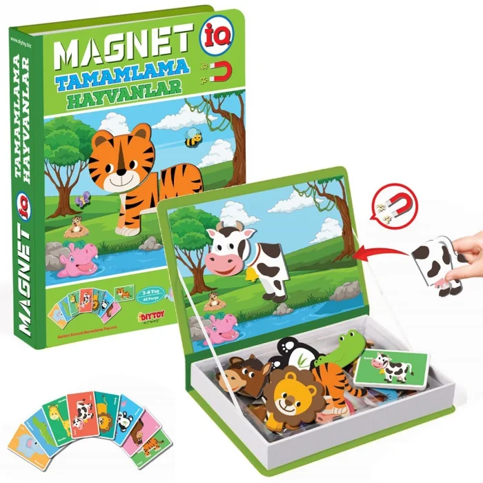 1512 Dıytoy, Magnet Tamamlama - Hayvanlar/ +3 Yaş