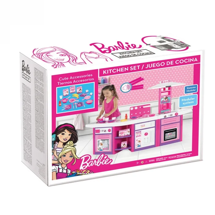 1614 Barbie Mutfak Seti 3 Lu