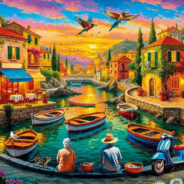 20089 Puzzle 500 The Silent Tale Of Fisherman
