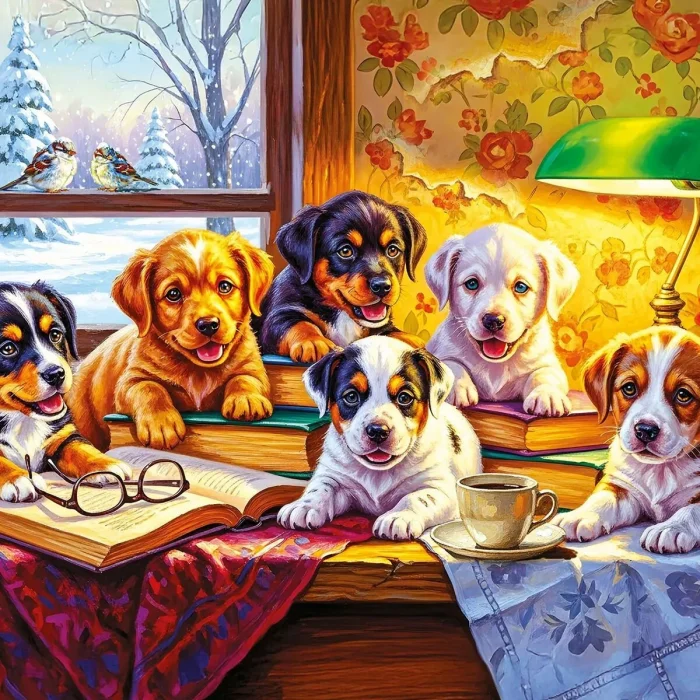 20091 Puzzle 500 Little Paws