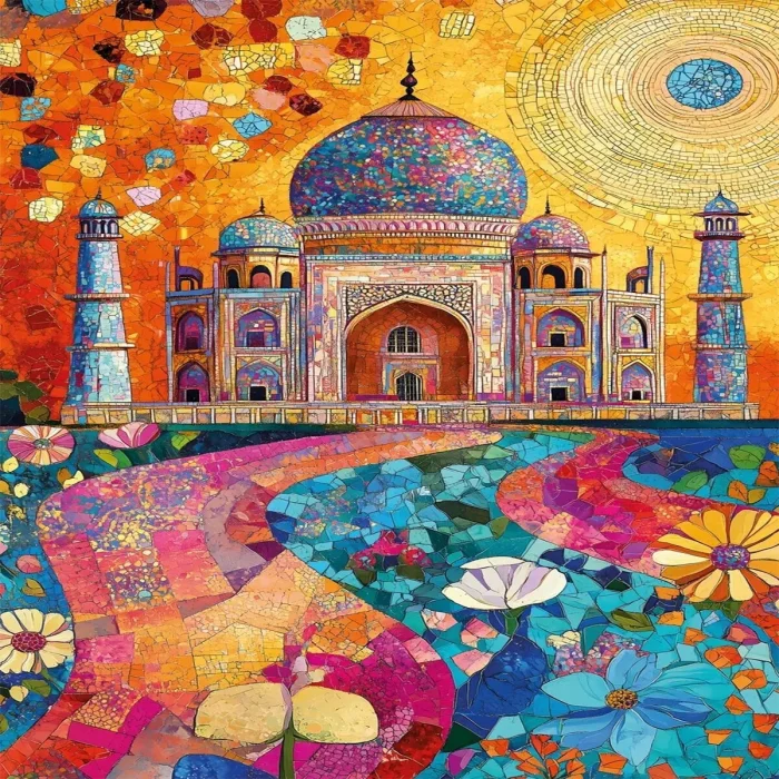20092 Puzzle 500 Mosaic Taj