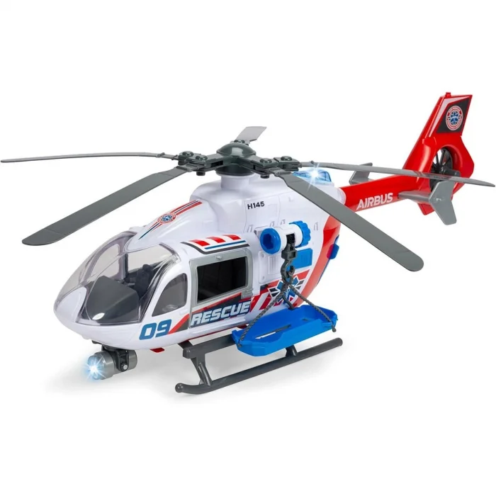 203719035 Giant Helicopterairbus H1450 Light Sound Manual Winch Wind Up Pr