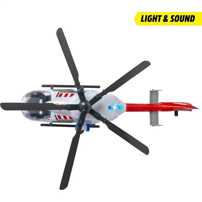 203719035 Giant Helicopterairbus H1450 Light Sound Manual Winch Wind Up Pr