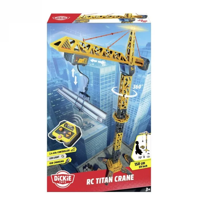 203729023 Rc Titan Crane2 4 Ghz Left Right Up Down 360°rotatable Trolley