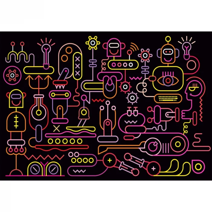 20518 Robot Atölyesi 1000 Parça Puzzle -ks Puzzle